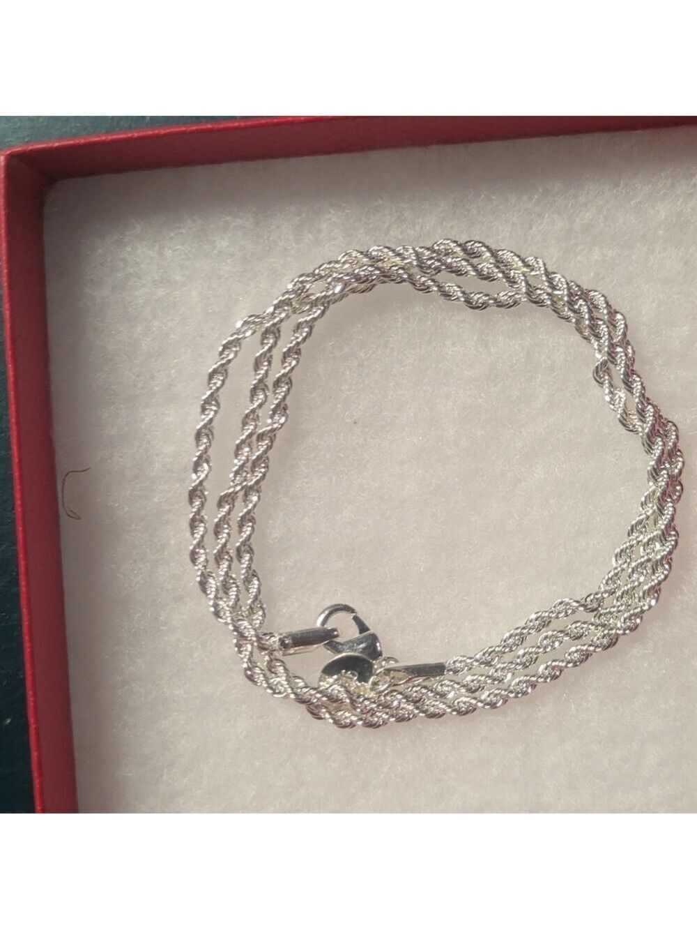 Classic *Silver Necklace, Rope Chain